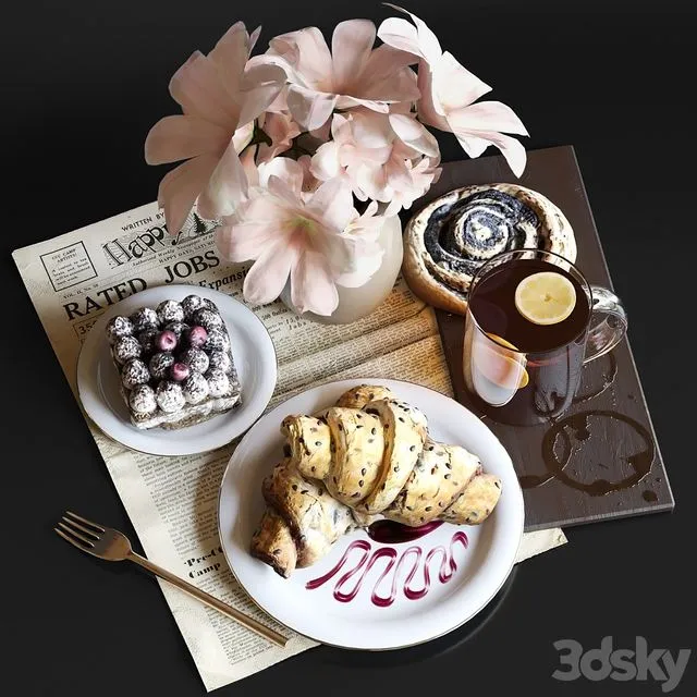 Croissant 3dsMax Model