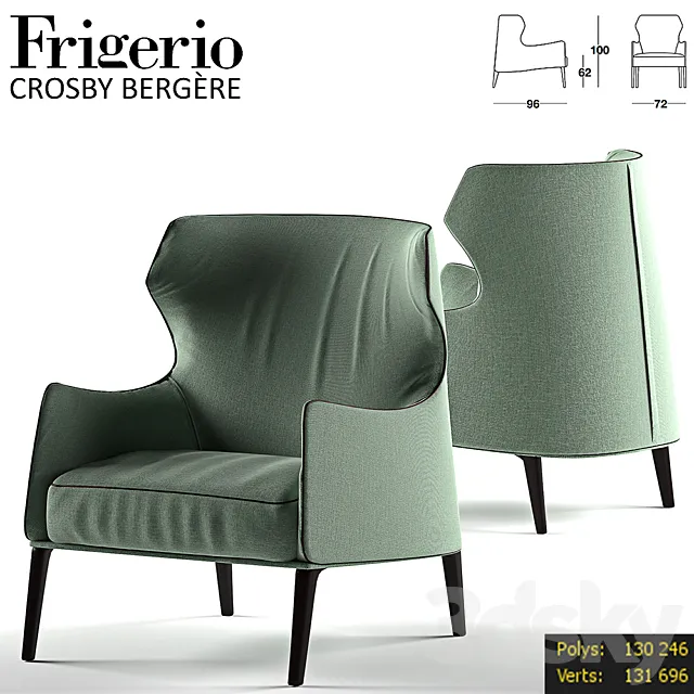 Crosby bergere by Frigerio 3DSMax File