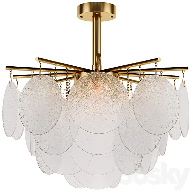 Crosby-Home LUIZA Glass 3ds Max