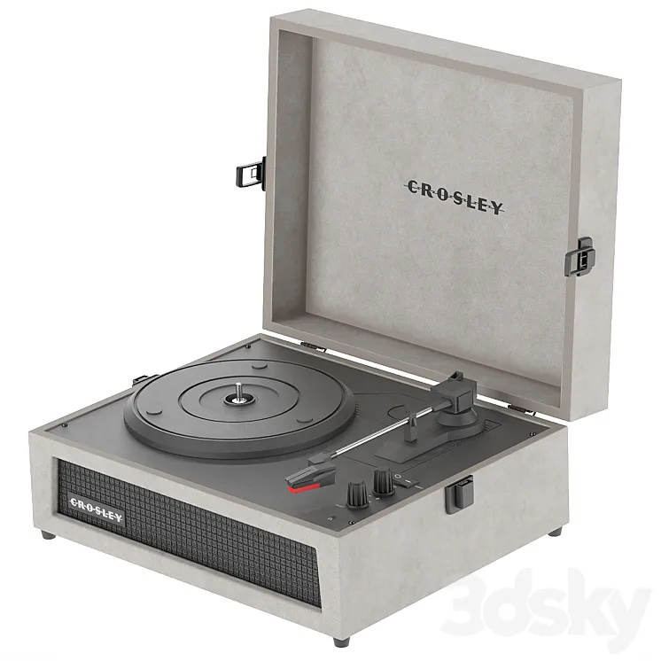 Crosley Voyager CR8017A-GY4 3DS Max