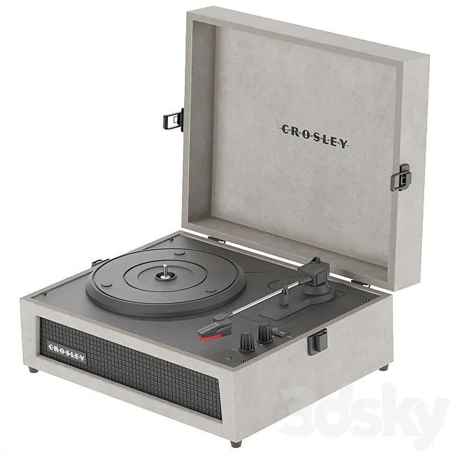Crosley Voyager CR8017A-GY4 3DSMax File