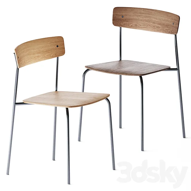 Cross Chair Tube by TAKT 3ds Max