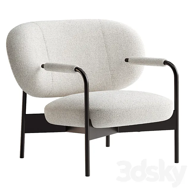 Cross lounge chair 3ds Max