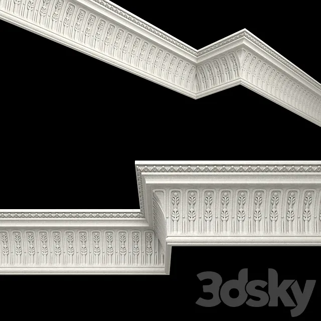 Crown_molding_08 3ds Max