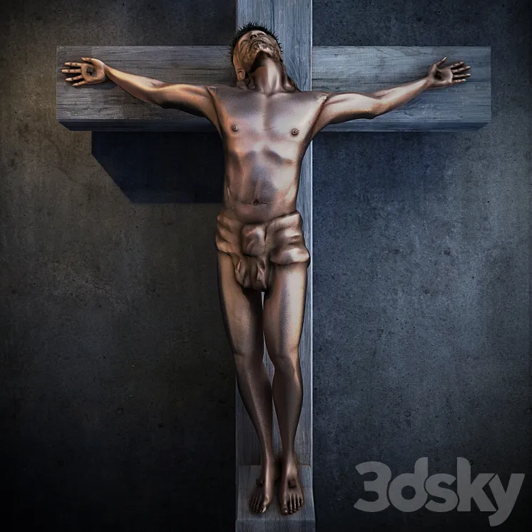 Crucifixion 3DS Max