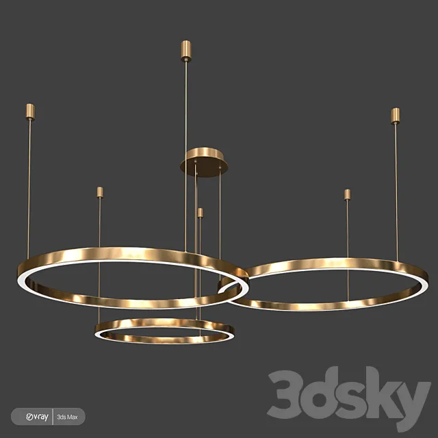 Cruise Chandelier 3DS Max Model