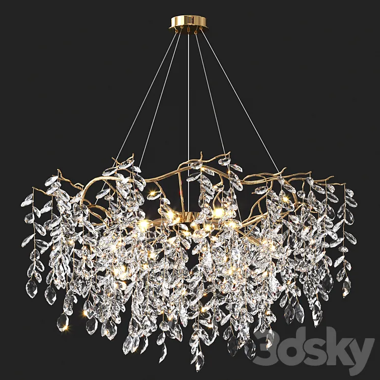 Crystal Chandelier 3DS Max