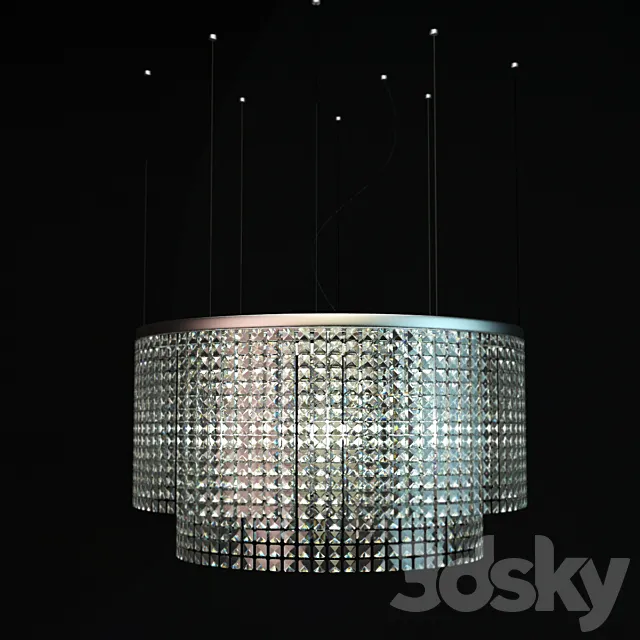 Crystal Chandelier 3DS Max Model