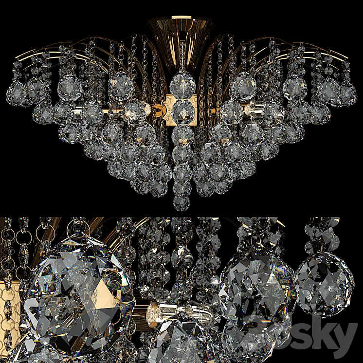 Crystal Chandelier 3DS Max