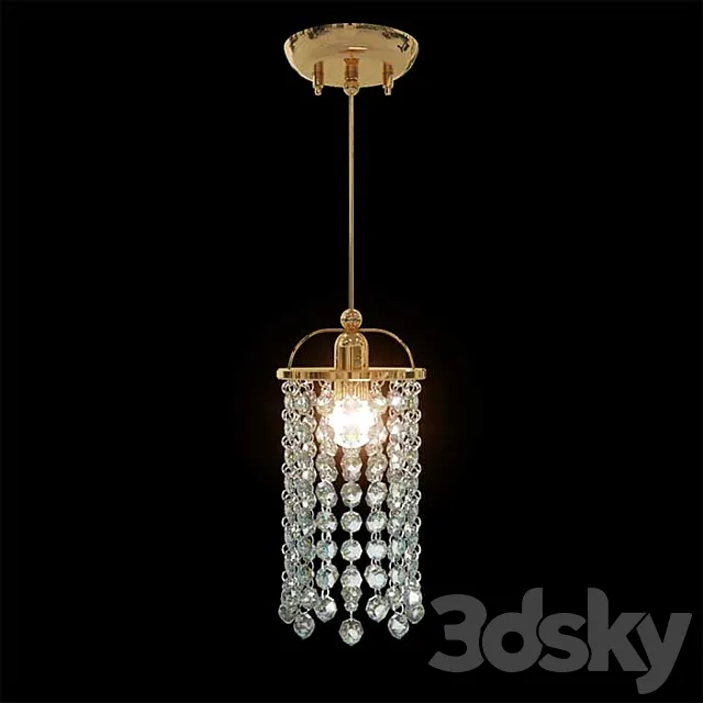 Crystal chandelier CR 45193 3DS Max Model