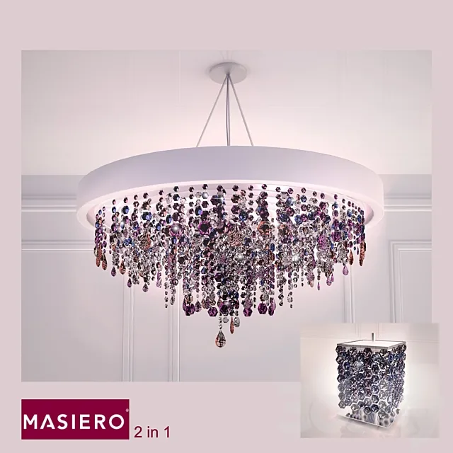 Crystal chandelier Masiero 3DSMax File