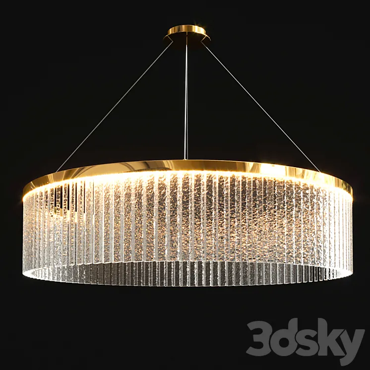 Crystal Island Light Led Suspension Lamp 3DS Max