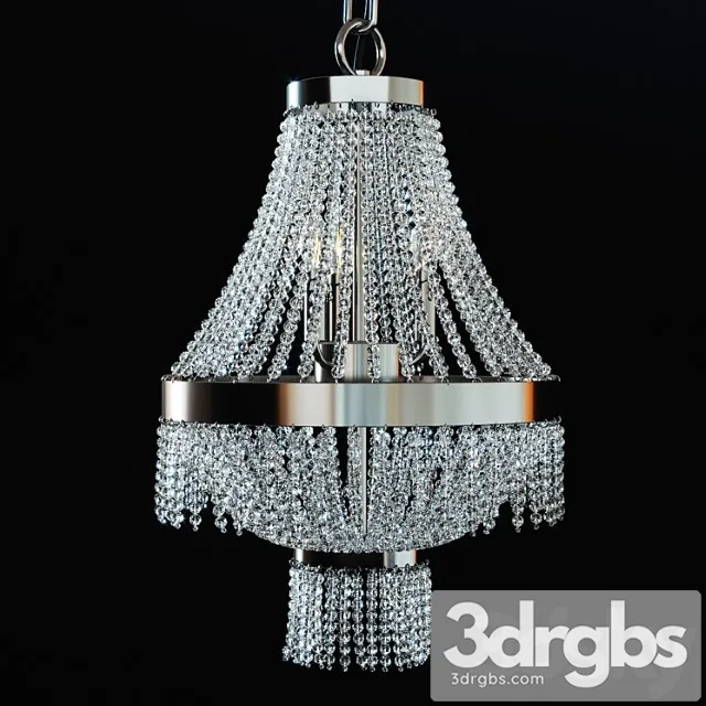 Crystal lamp ideal lux augustus sp4 cromo 3dsmax Download