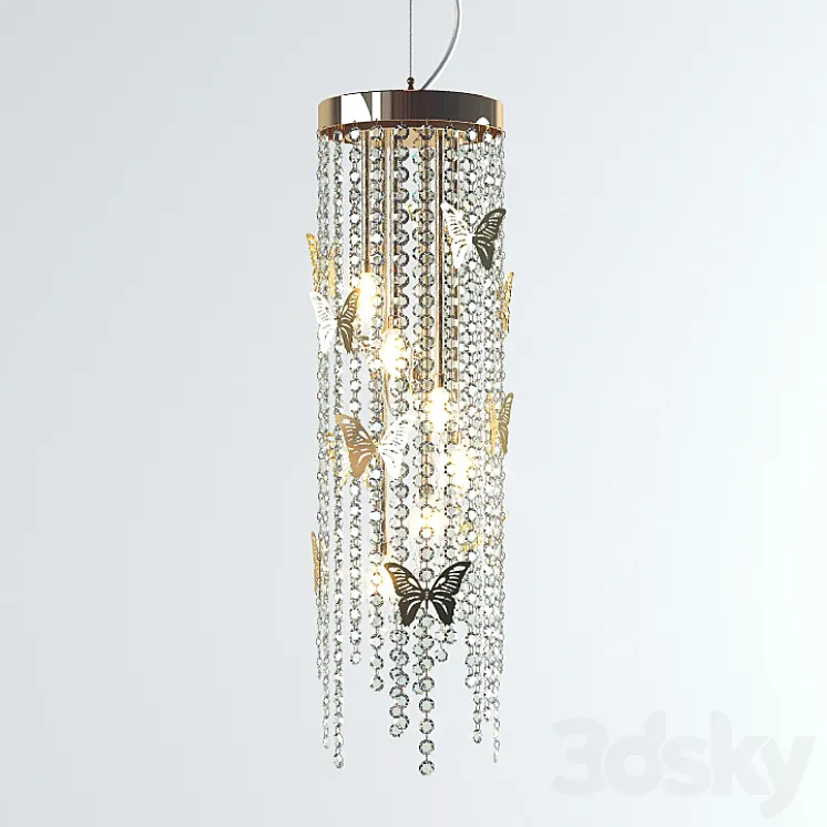 Crystal Lux Bloom SP Oro 3DS Max