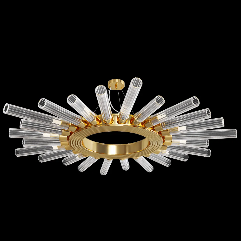 CRYSTAL LUX – Ceiling lamp Fair SP12 gold D800 3ds Max