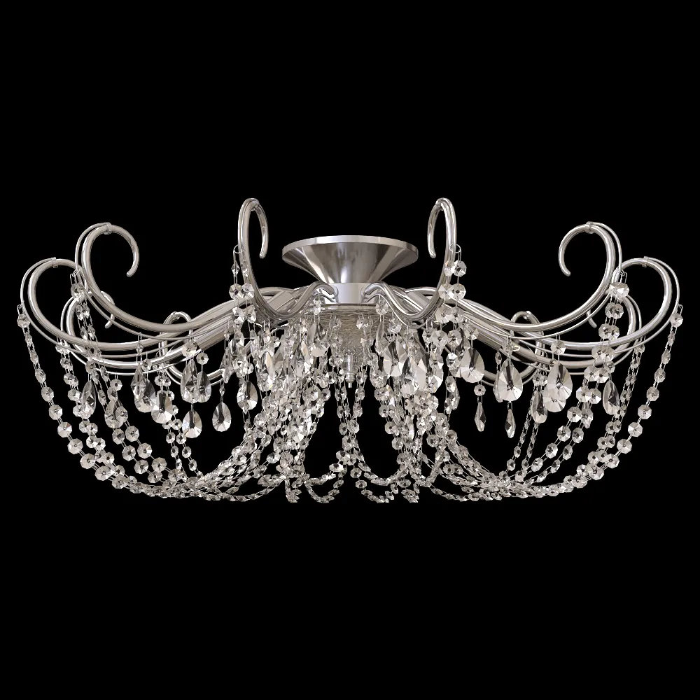 CRYSTAL LUX – Ceiling lamp Imperia PL6 Chrome 3ds Max