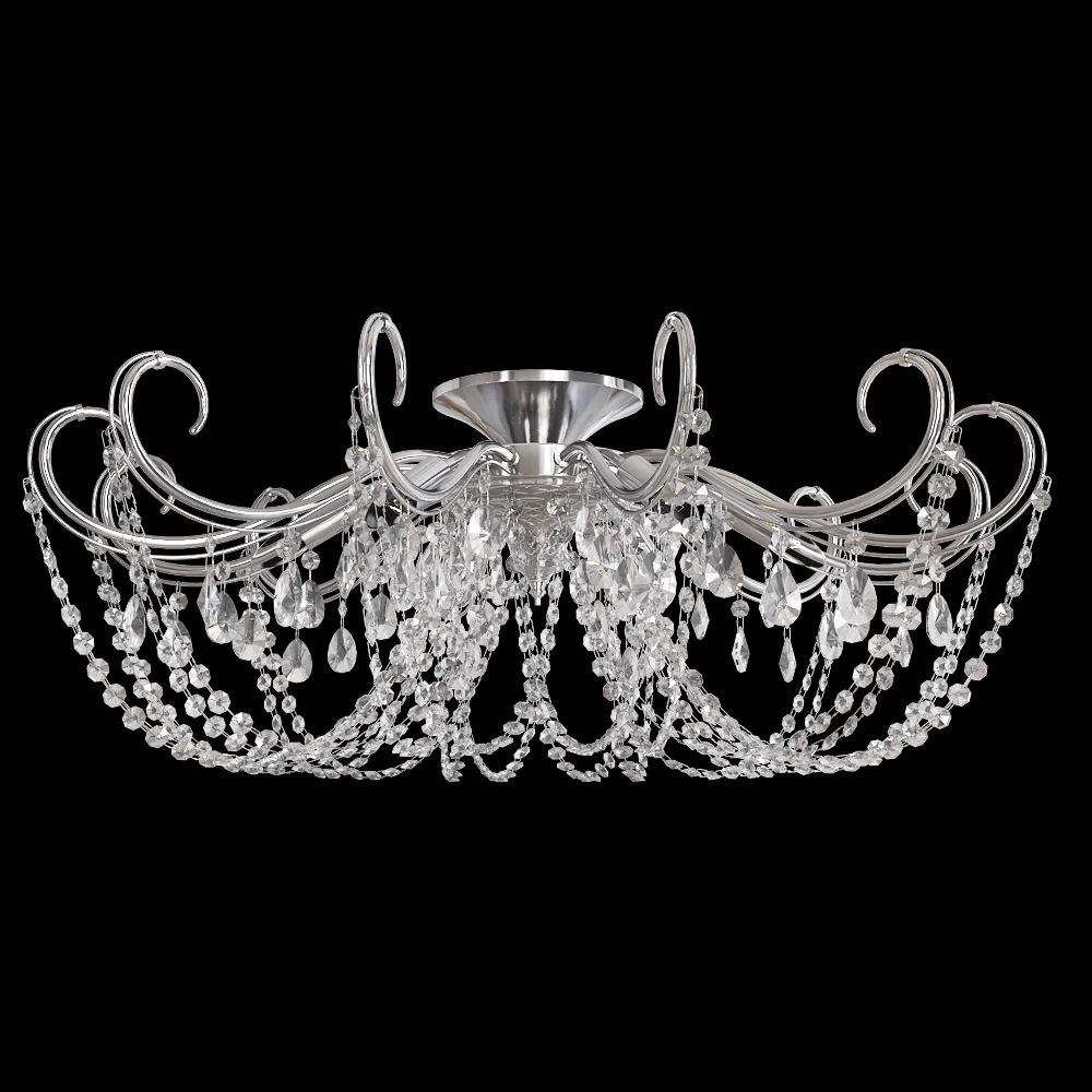 CRYSTAL LUX – Ceiling lamp Imperia PL6 ChromeSmoke 3ds Max