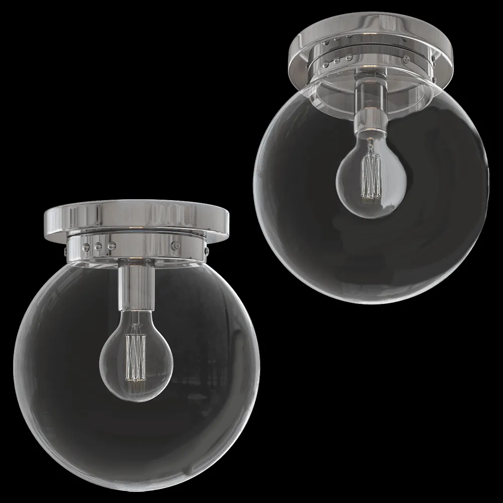 CRYSTAL LUX – Ceiling lamp Mario PL1 D250 Nickel/Transparente 3ds Max