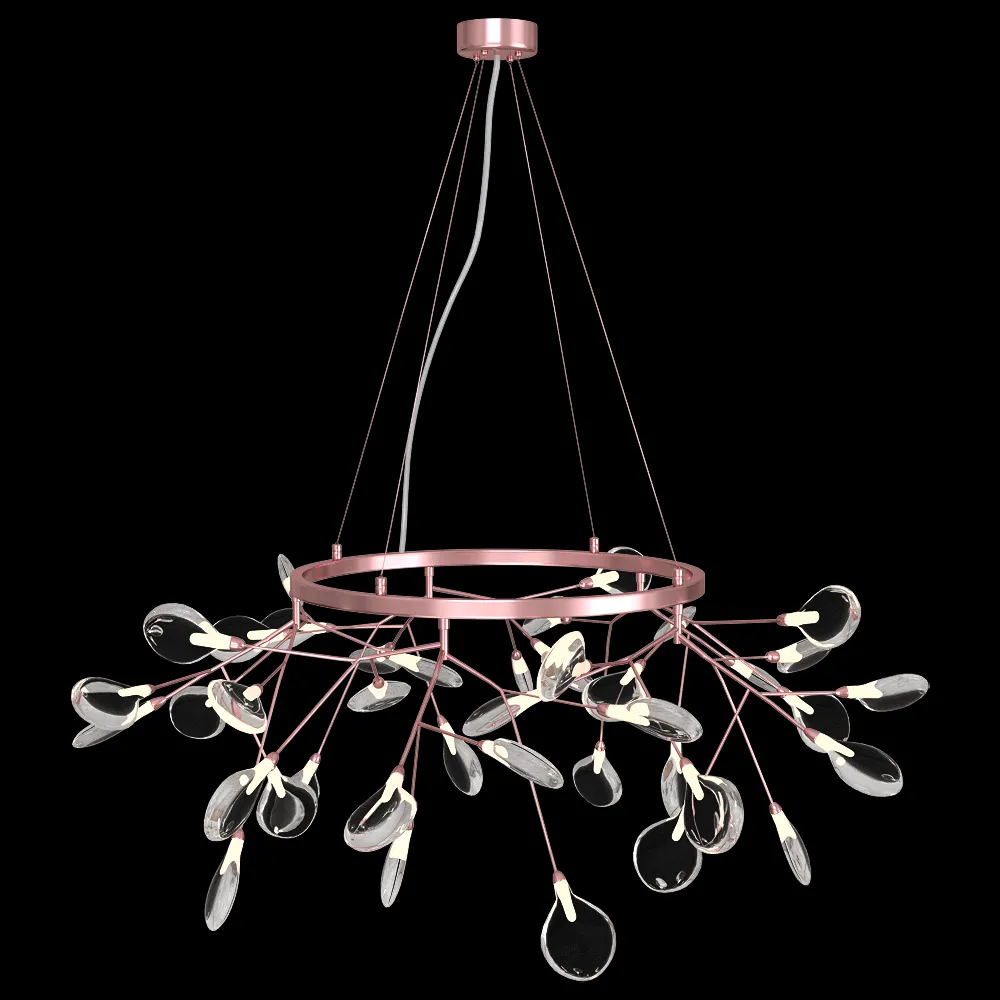 CRYSTAL LUX – Chandelier Evita SP45 D Copper/Transparent 3ds Max