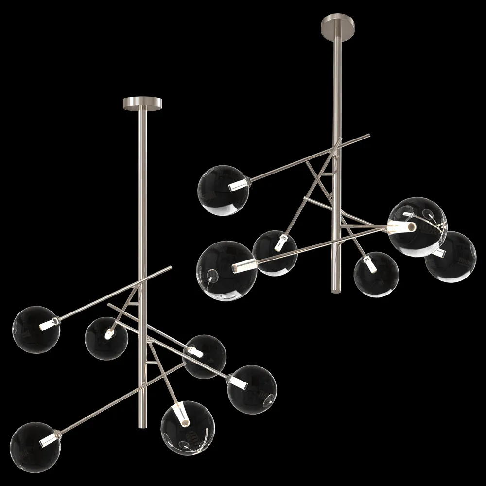 CRYSTAL LUX – Chandelier Marcos SP6 Nickel 3ds Max