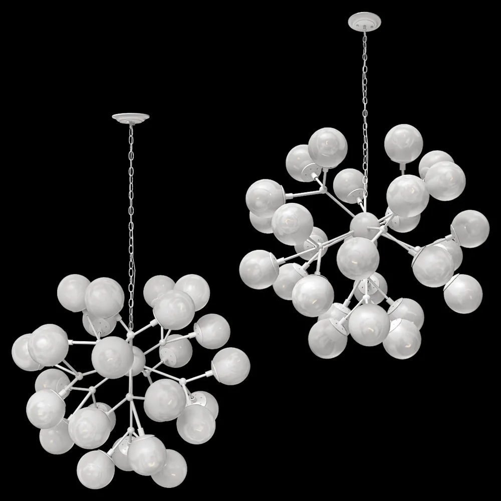 CRYSTAL LUX – Chandelier Medea White SP30 3ds Max