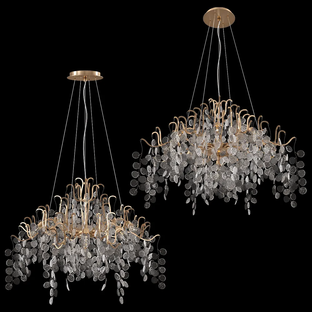CRYSTAL LUX – Chandelier Tenerife SP9 Gold 3ds Max
