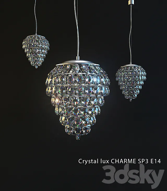crystal lux CHARME SP3 E14 3DSMax File