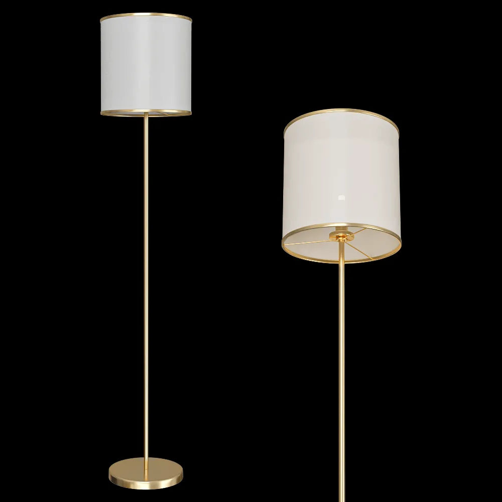 CRYSTAL LUX – Floor lamp Sergio PT1 Gold 3ds Max