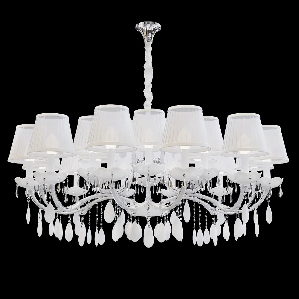 CRYSTAL LUX – Pendant chandelier Blanca SP18 3ds Max