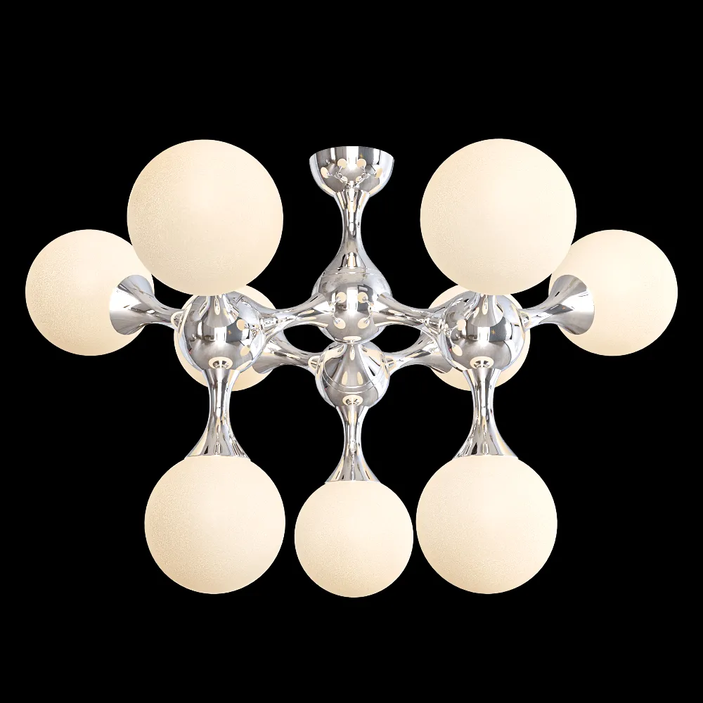 CRYSTAL LUX – Pendant chandelier Bolla PL9 3ds Max