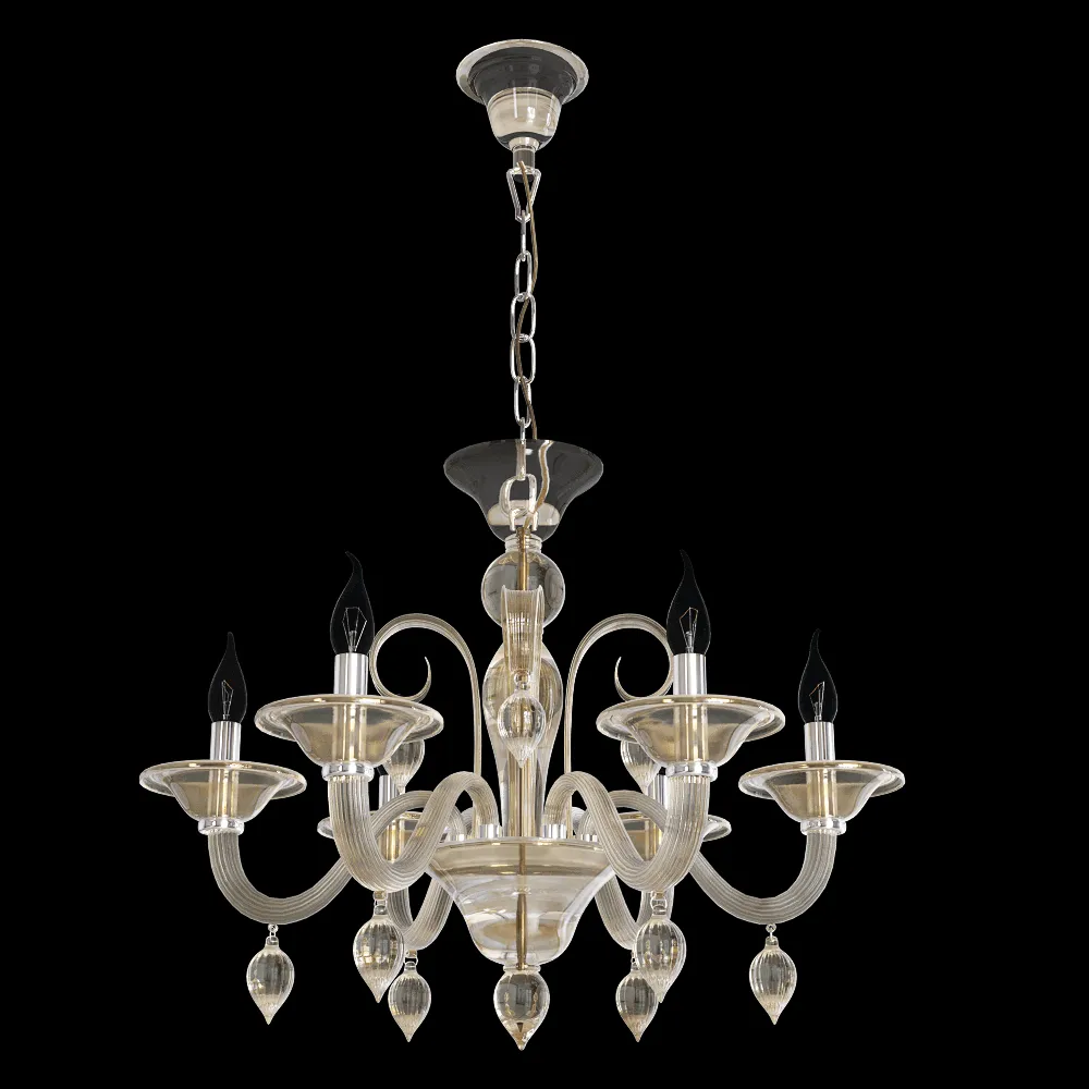 CRYSTAL LUX – Pendant chandelier Caetano SP6 3ds Max