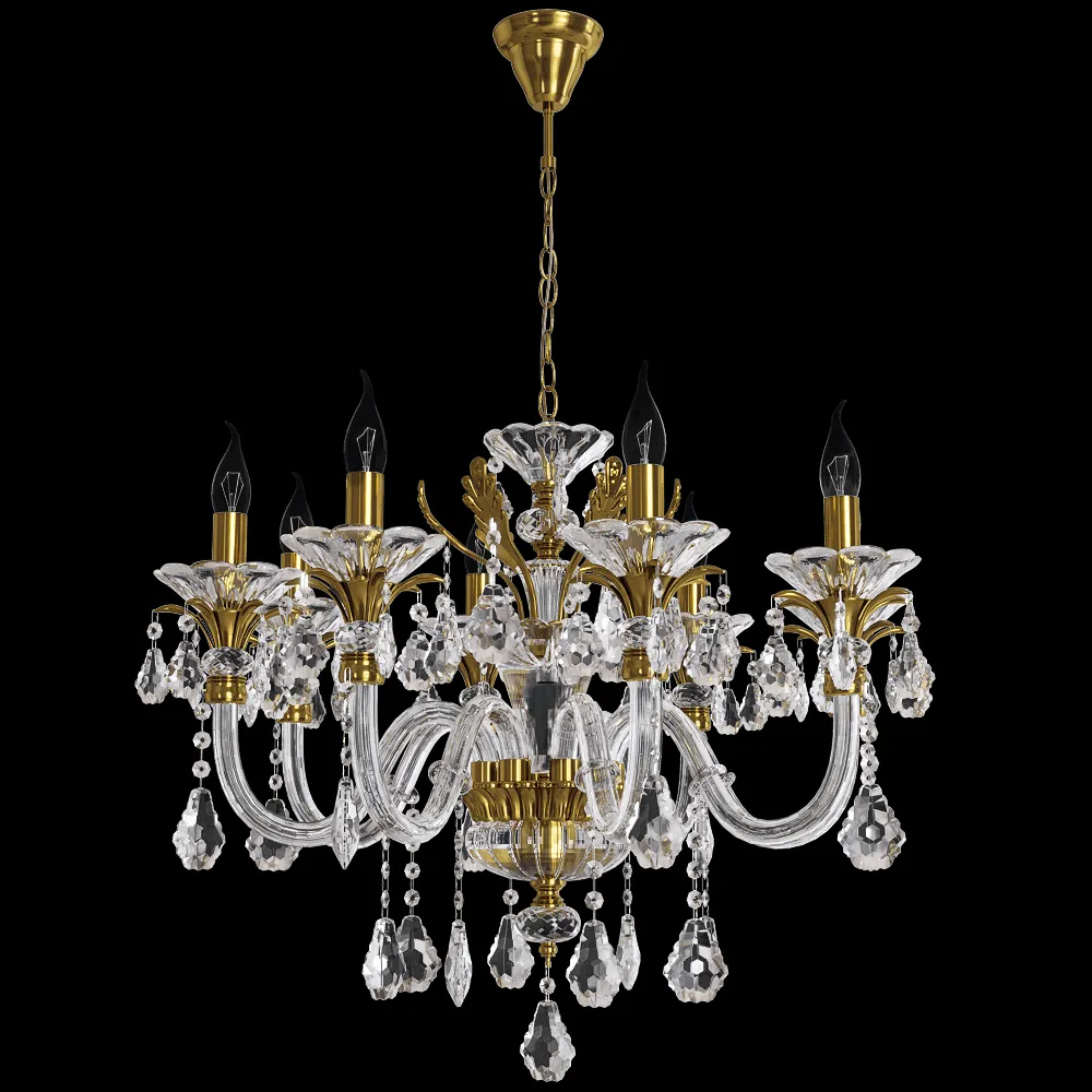 CRYSTAL LUX – Pendant lamp Alicante SP8 3ds Max