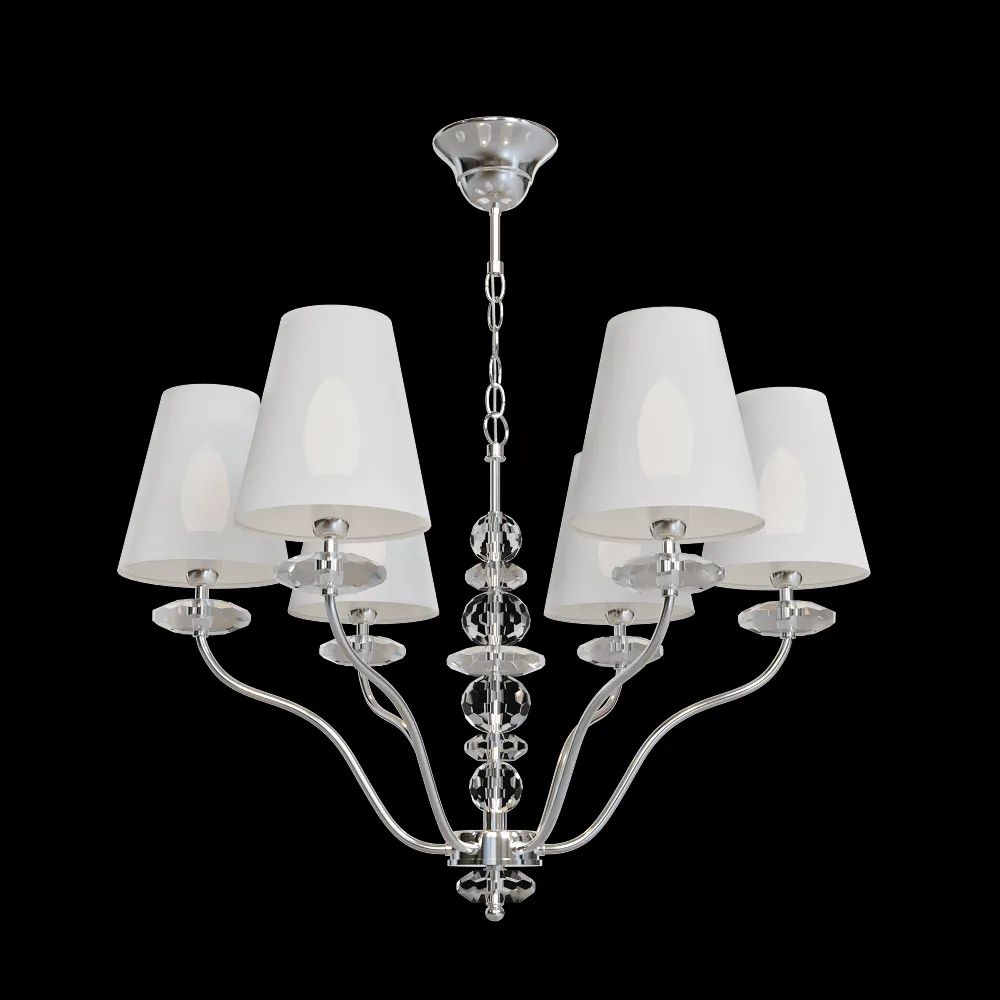CRYSTAL LUX – Pendant lamp Armando SP6 Chrome 3ds Max