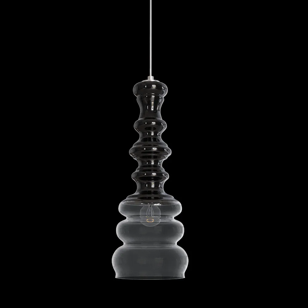 CRYSTAL LUX – Pendant lamp Bell SP1 Black 3ds Max