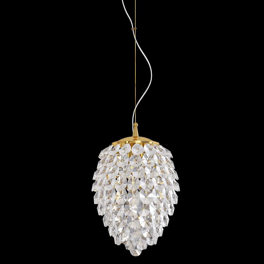 CRYSTAL LUX – Pendant lamp Chrome SP3+3 LED  3 3ds Max