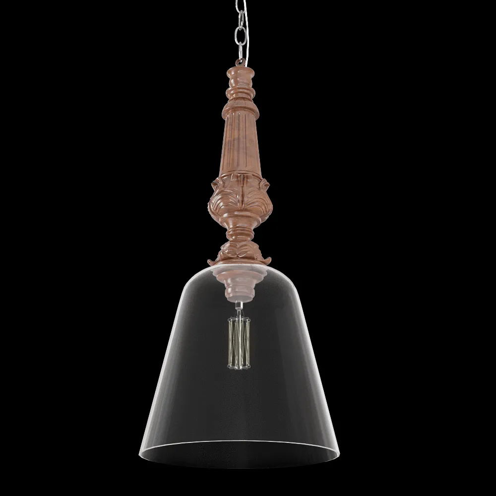 CRYSTAL LUX – Pendant lamp Deco SP1 A Amber 3ds Max