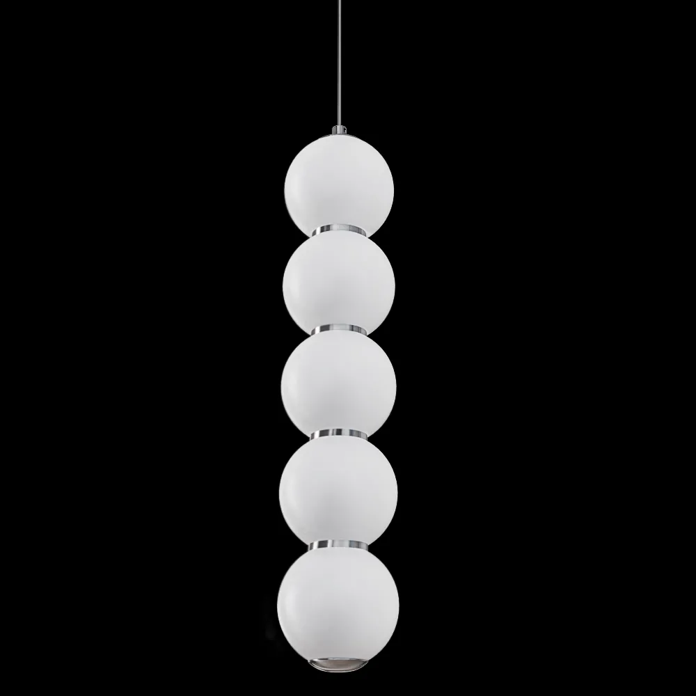 CRYSTAL LUX – Pendant lamp Desi SP5 ChromeWhite 3ds Max