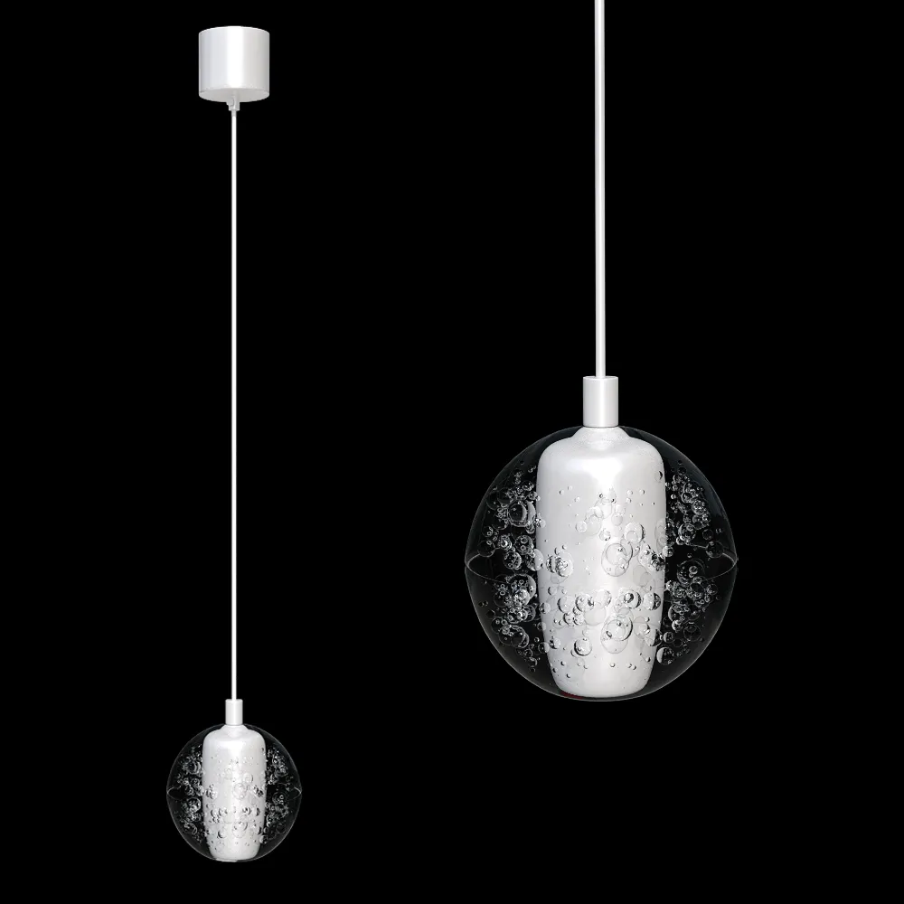 CRYSTAL LUX – Pendant lamp Gaspar SP1 White 3ds Max