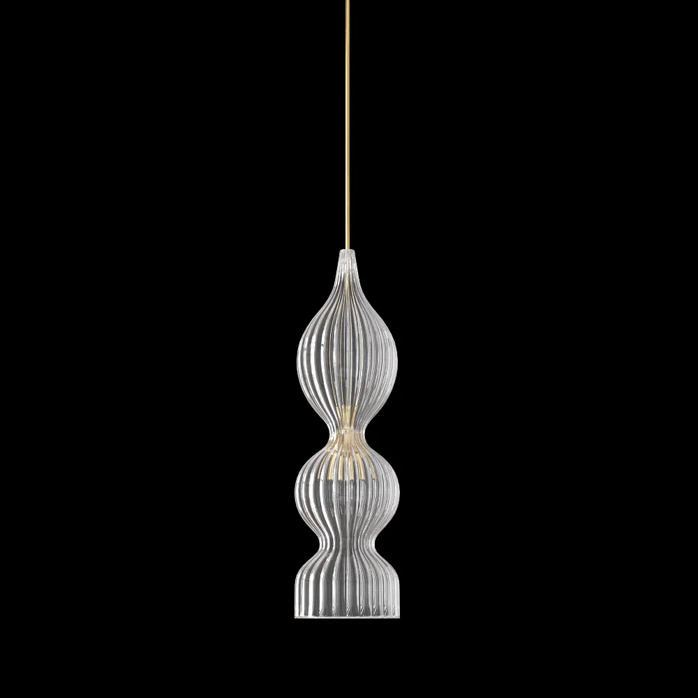 CRYSTAL LUX – Pendant lamp Iris SP1 B Amber 3ds Max