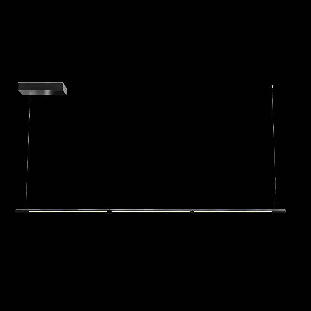 CRYSTAL LUX – Pendant lamp Largo SP33W L1770 black 3ds Max