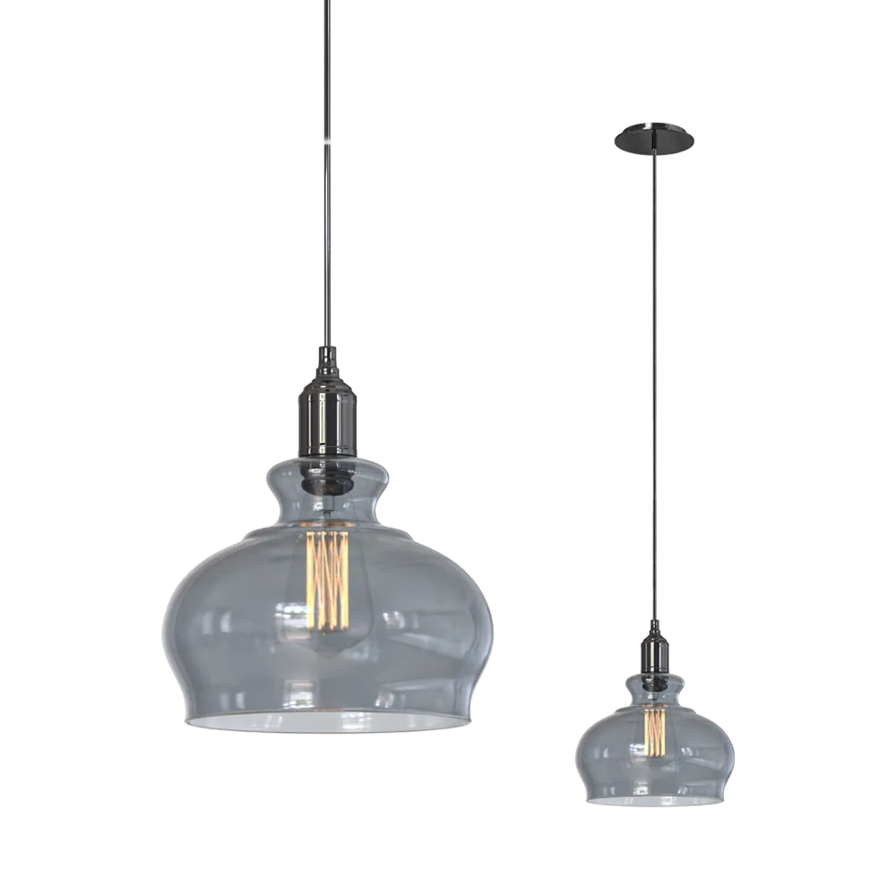 CRYSTAL LUX – Pendant lamp Sonnette SP1 Smoke 3ds Max
