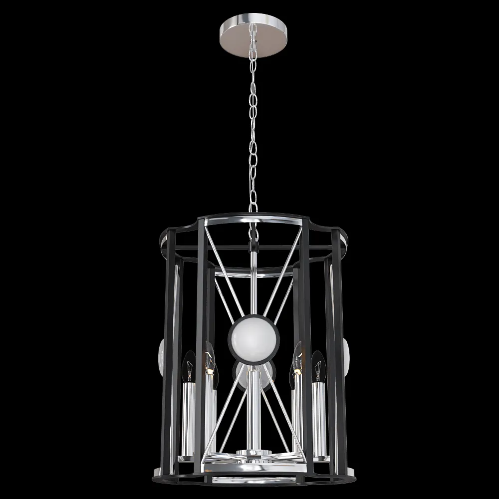CRYSTAL LUX – Pendant lamp Tandem SP8 D490 chrome 3ds Max