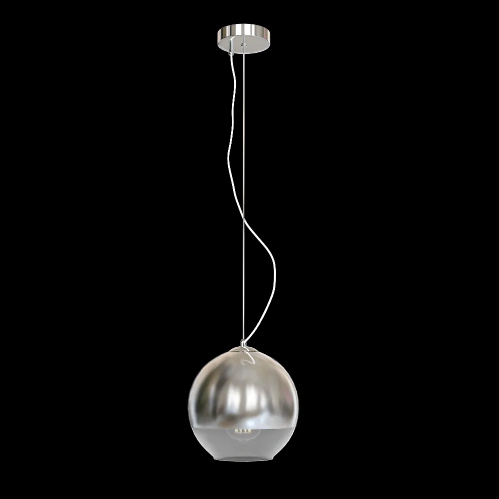 CRYSTAL LUX – Pendant lamp Woody SP1 D200 chrome 3ds Max
