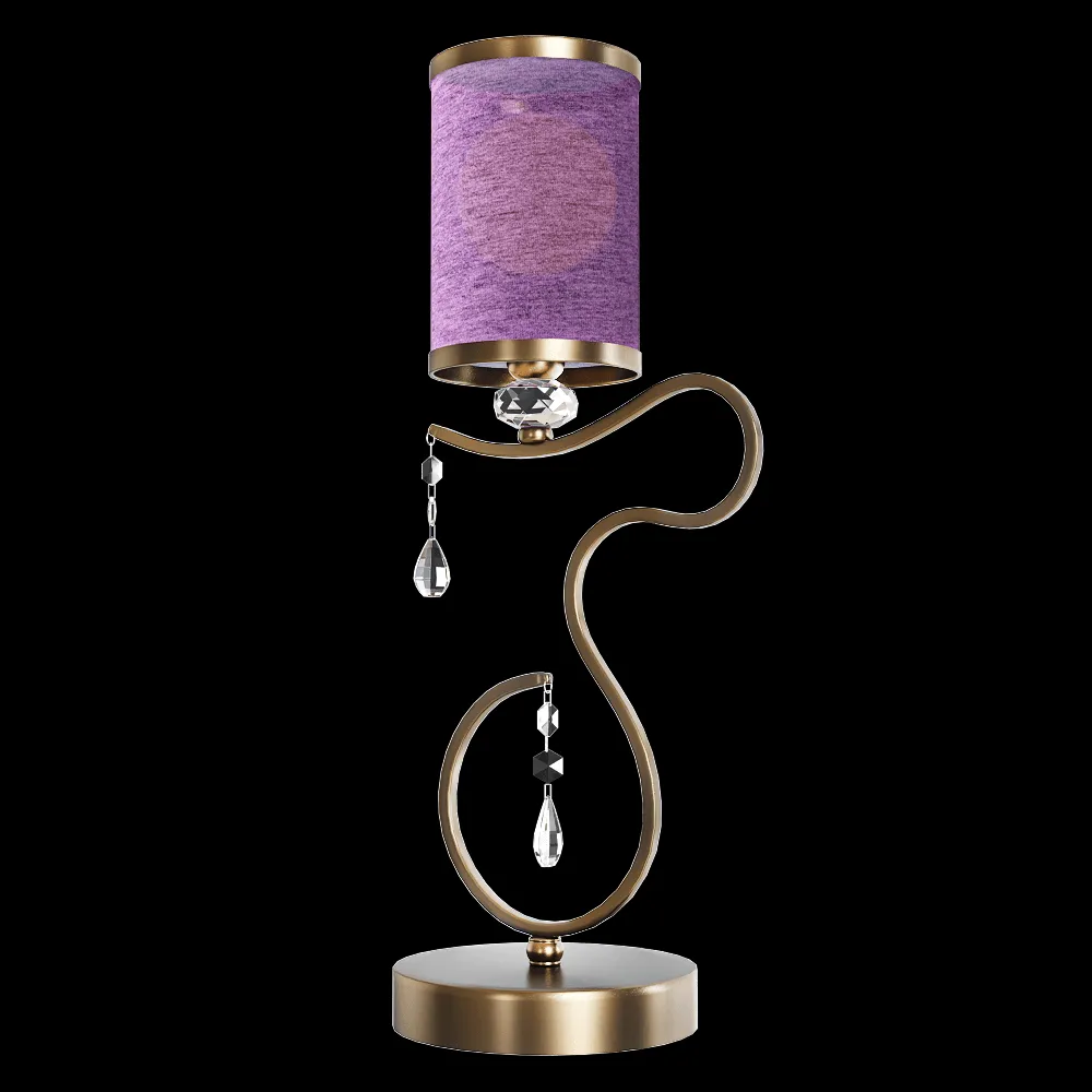 CRYSTAL LUX – Table lamp Elisa Purple LG1 3ds Max