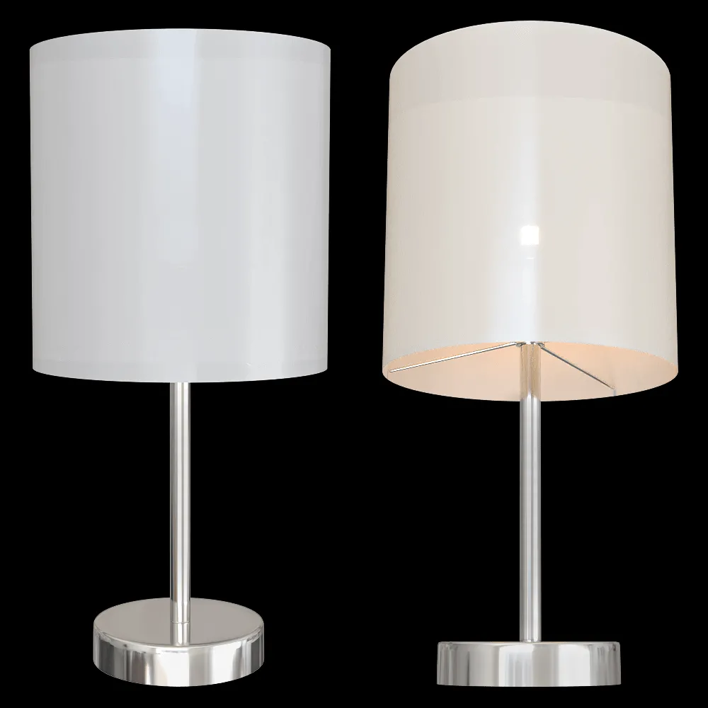 CRYSTAL LUX – Table lamp Sergio LG1 Nickel 3ds Max