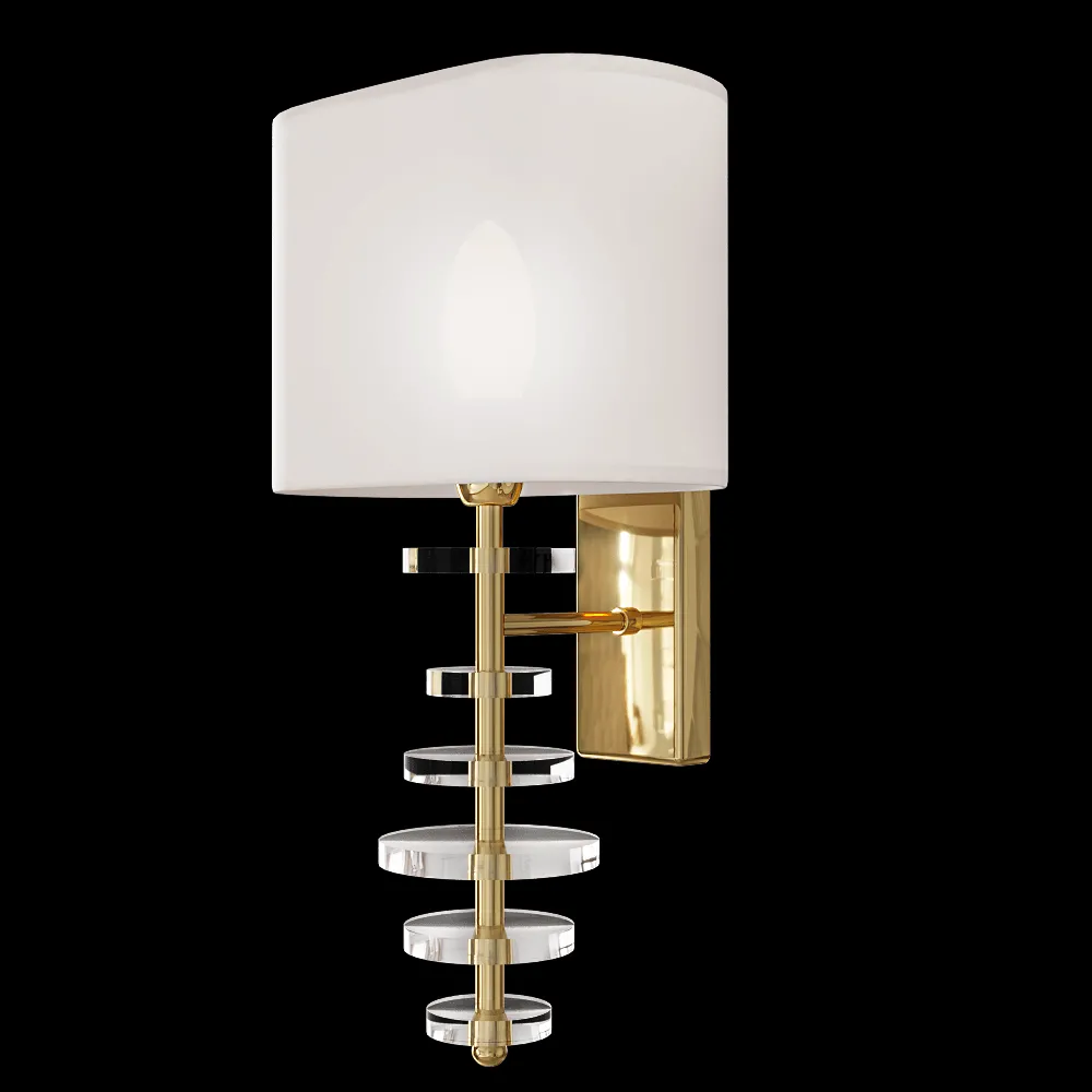 CRYSTAL LUX – Wall lamp Armando AP1.2 Gold 3ds Max