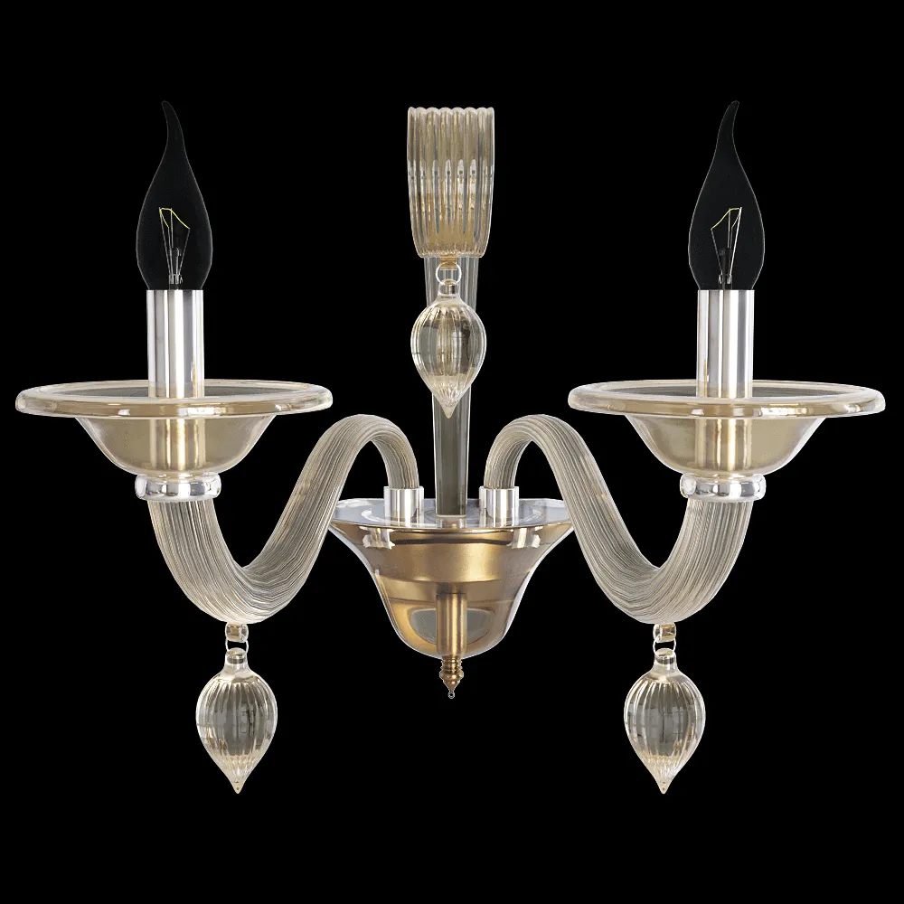 CRYSTAL LUX – Wall lamp Caetano AP2 Smoke 3ds Max