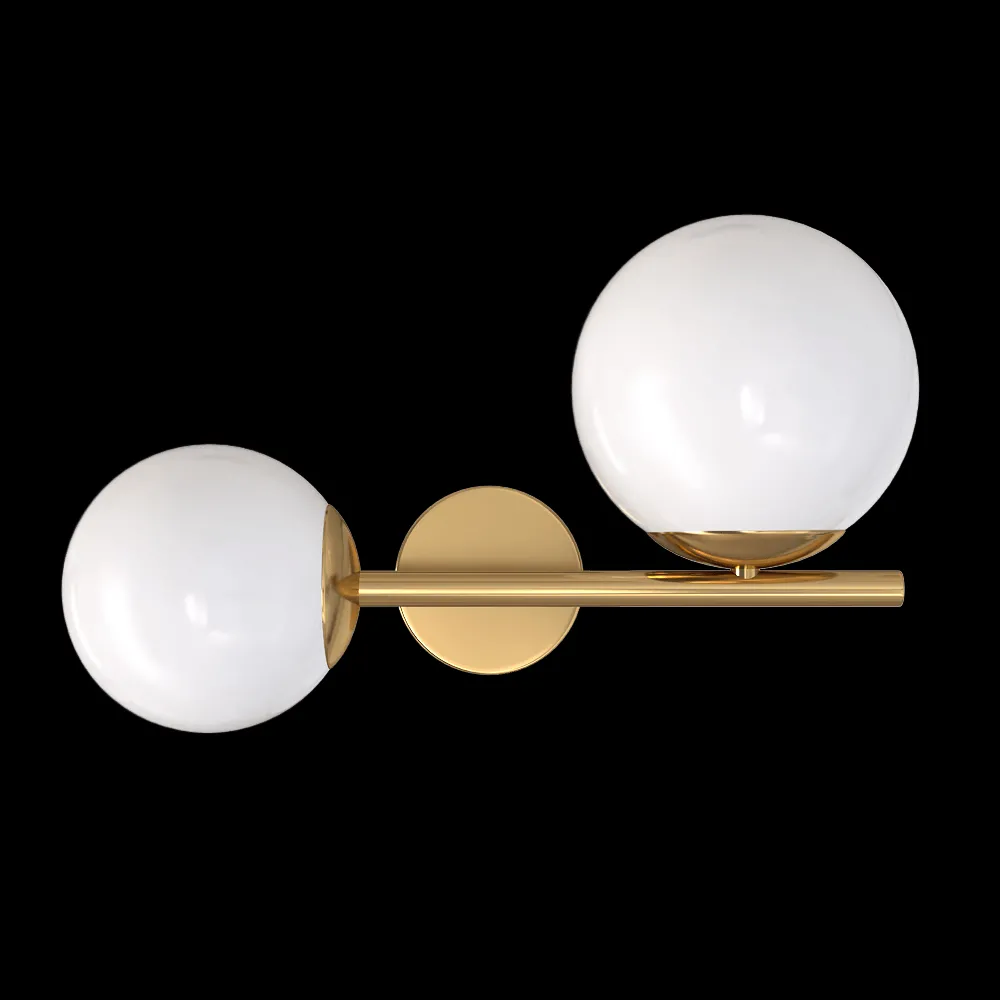 CRYSTAL LUX – Wall lamp Feliz AP2 bronze-white 3ds Max