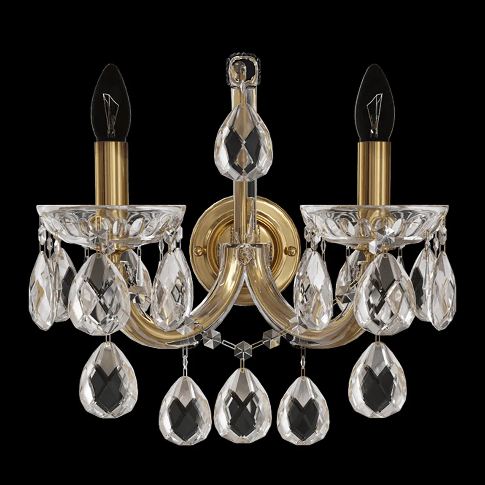 CRYSTAL LUX – Wall lamp Isabel AP2 3ds Max