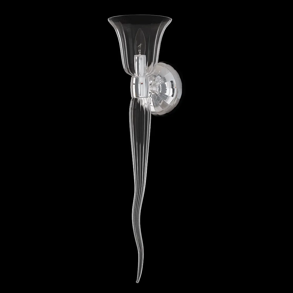 CRYSTAL LUX – Wall lamp Linda AP1 chrome 3ds Max
